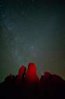 Roque de los Muchachos at night under a starry sky La Palma Island-Canary Islands-Spain Art Print